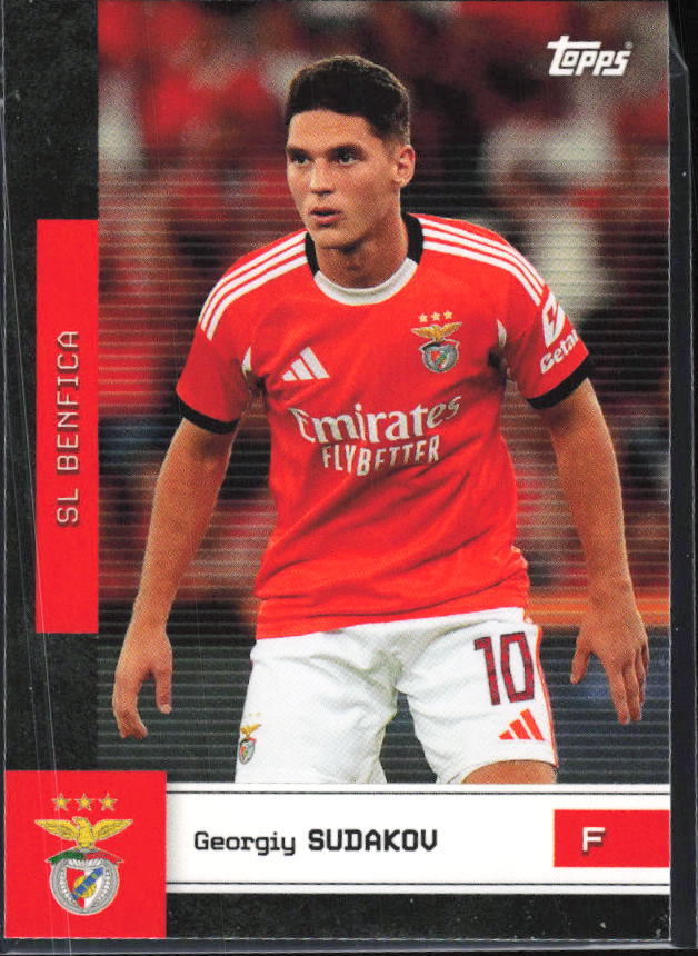 Georgiy Sudakov 2025-26 SL Benfica Team Set #17 – framsida
