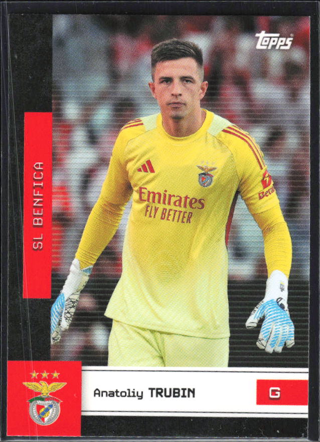 Anatoliy Trubin 2025-26 SL Benfica Team Set #1 – framsida