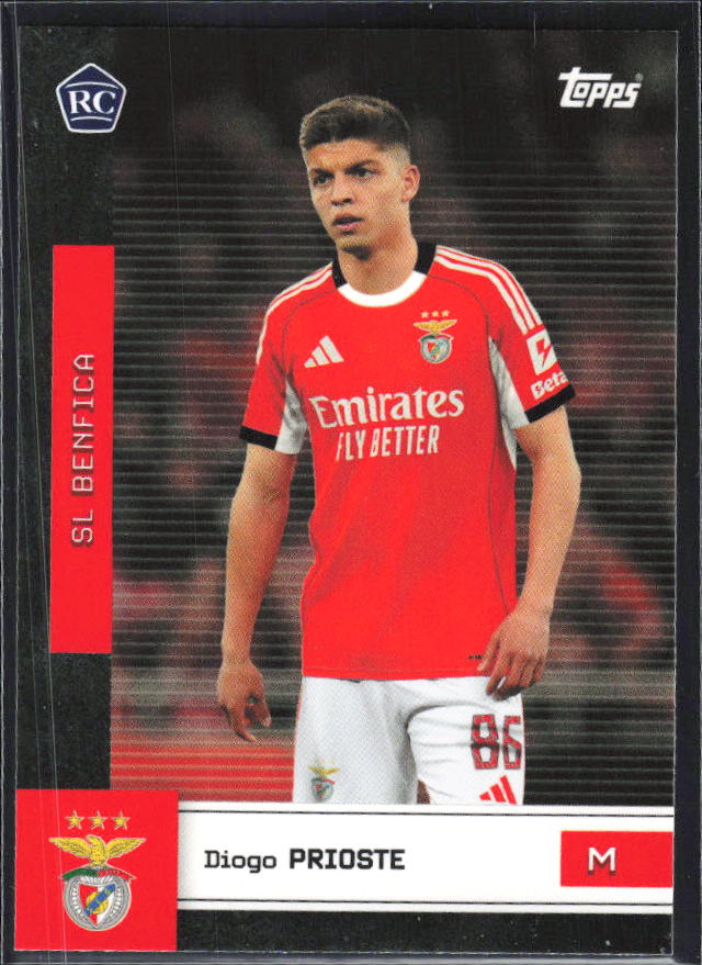 Diogo Prioste 2025-26 SL Benfica Team Set #13 – framsida