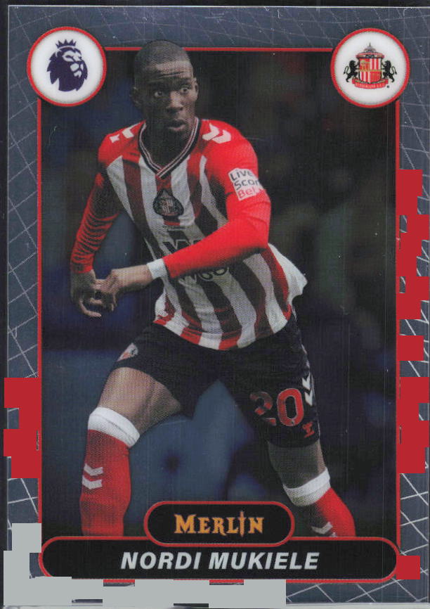 Nordi Mukiele 2026 Merlin Premier League #168 – framsida