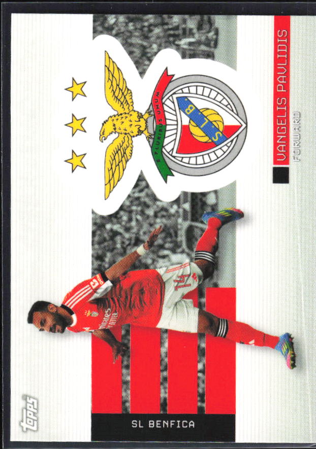 Vangelis Pavlidis 2025-26 SL Benfica Team Set Soaring Eagle #47 – framsida