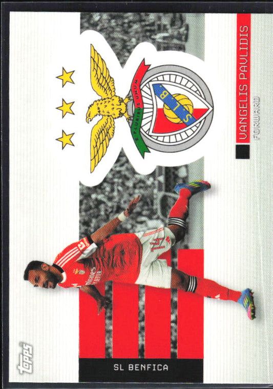 Vangelis Pavlidis 2025-26 SL Benfica Team Set Soaring Eagle #47 – framsida