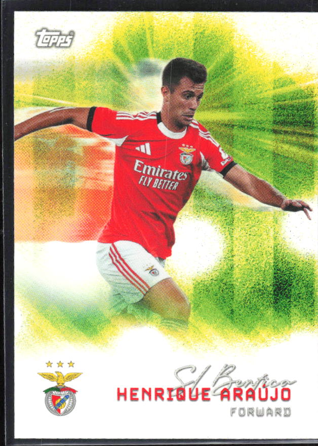 Henrique Araújo 2025-26 SL Benfica Team Set Pitch Pursuits #31 – framsida