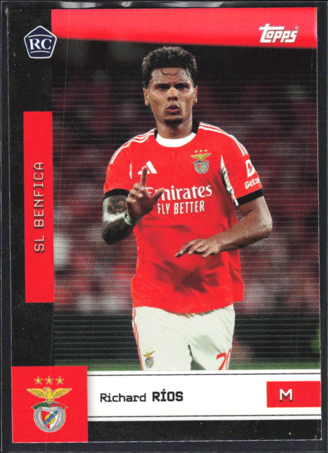 Richard Ríos 2025-26 SL Benfica Team Set #6 – framsida