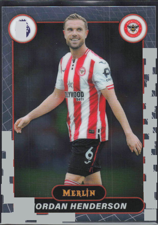 Jordan Henderson 2026 Merlin Premier League #36 – framsida