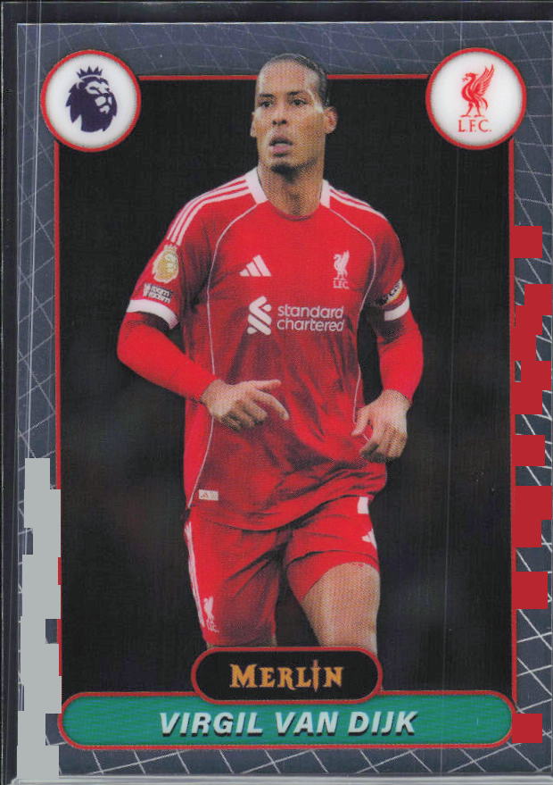 Virgil van Dijk 2026 Merlin Premier League #113 – framsida