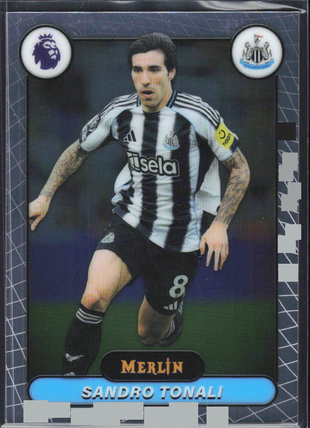 Sandro Tonali 2026 Merlin Premier League #148 – framsida