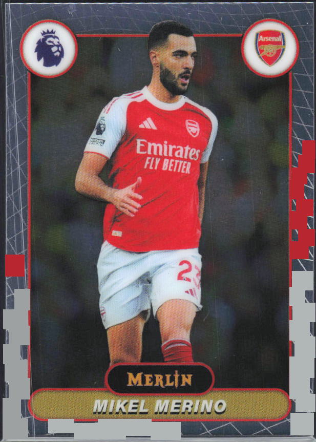 Mikel Merino 2026 Merlin Premier League #17 – framsida