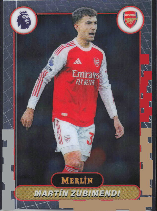 Martín Zubimendi 2026 Merlin Premier League #16 – framsida