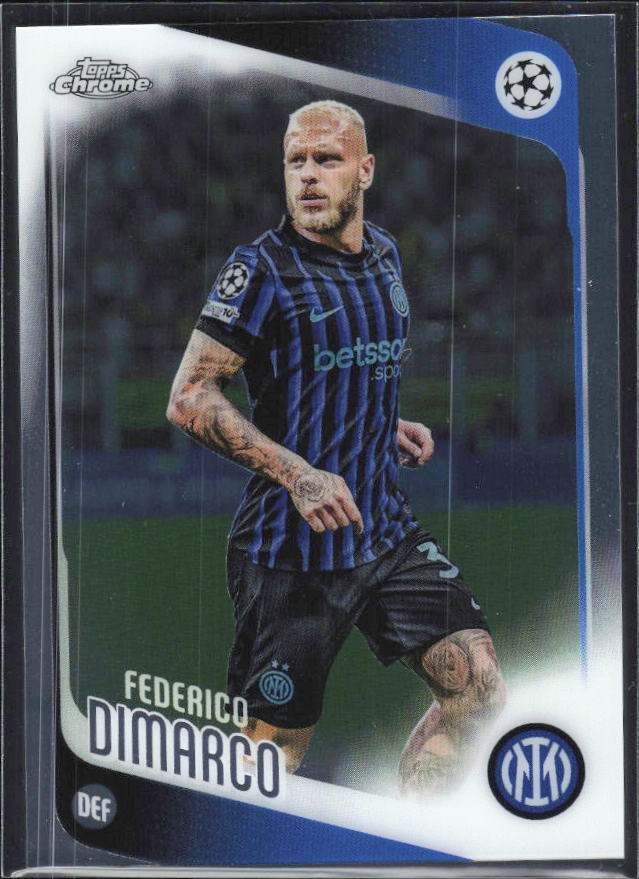 Federico Dimarco 2025-26 Chrome UEFA #37 – framsida