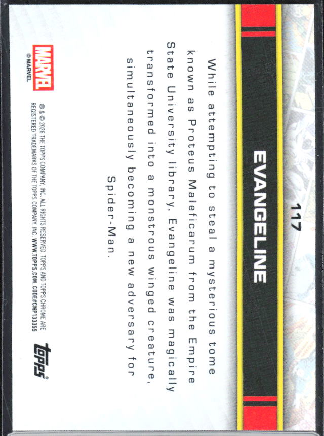 Evangeline 2026 Chrome Marvel #117 – baksida