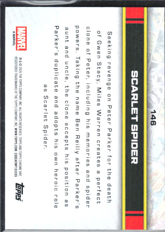 Scarlet Spider 2026 Chrome Marvel #146 – baksida
