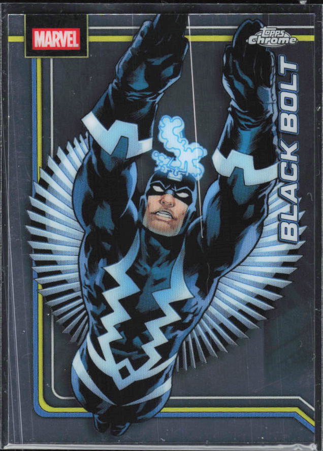 Black Bolt 2026 Chrome Marvel #012 – framsida