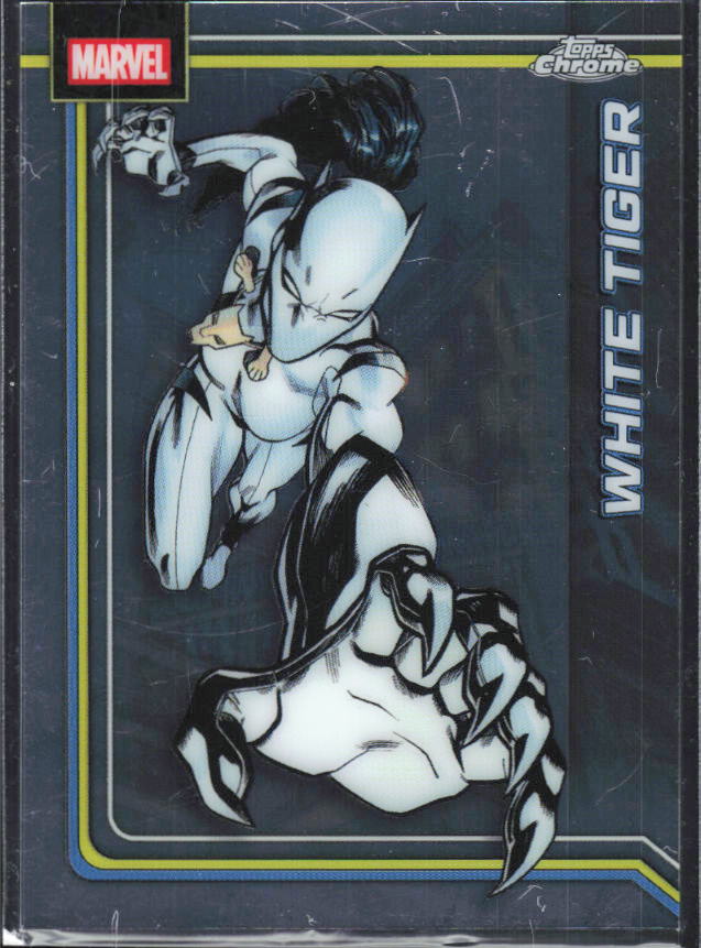White Tiger 2026 Chrome Marvel #197 – framsida