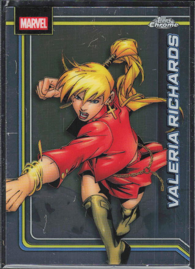Valeria Richards 2026 Chrome Marvel #186 – framsida