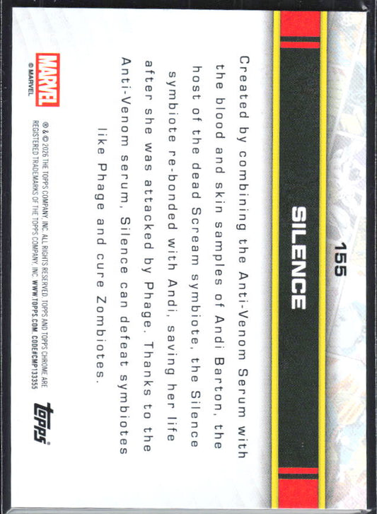 Silence 2026 Chrome Marvel #155 – baksida