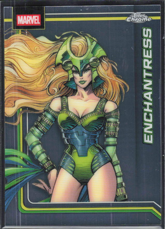Enchantress 2026 Chrome Marvel #035 – framsida