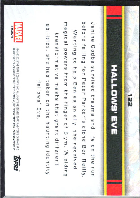 Hallows' Eve 2026 Chrome Marvel #122 – baksida