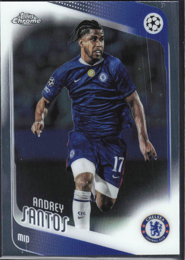 Andrey Santos 2025-26 Chrome UEFA #107 – framsida