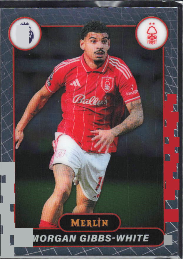 Morgan Gibbs-White 2026 Merlin Premier League #153 – framsida