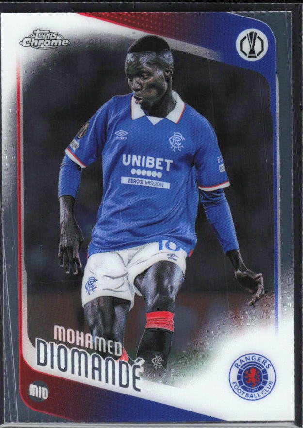 Mohamed Diomandé 2025-26 Chrome UEFA #45 – framsida