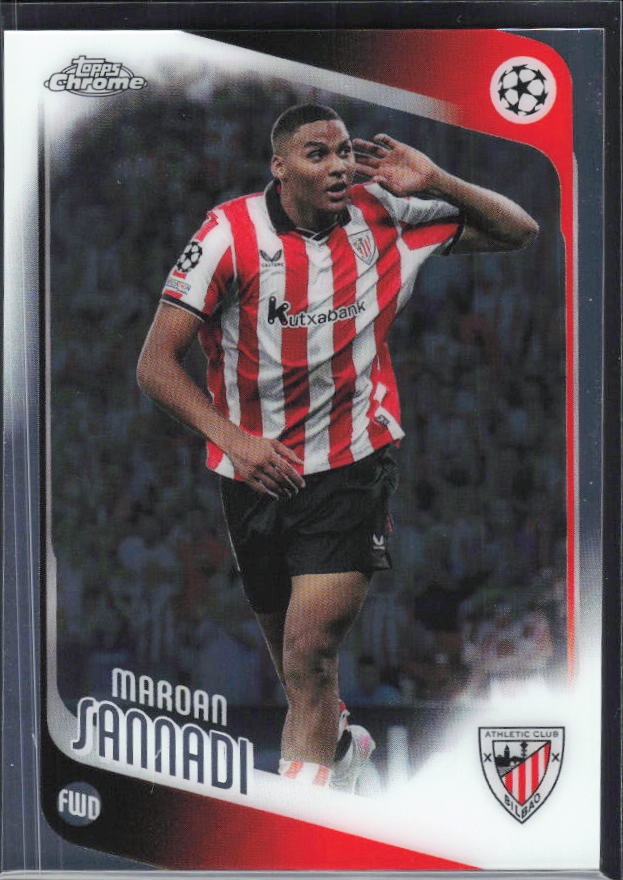 Maroan Sannadi 2025-26 Chrome UEFA #105 – framsida