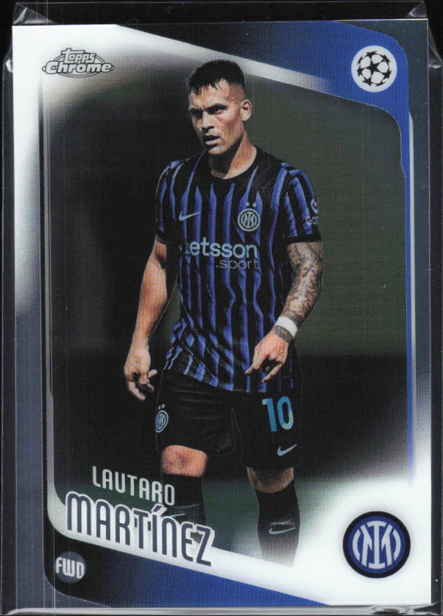Lautaro Martínez 2025-26 Chrome UEFA #156 – framsida