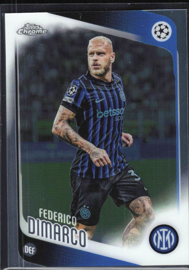 Federico Dimarco 2025-26 Chrome UEFA #37 – framsida