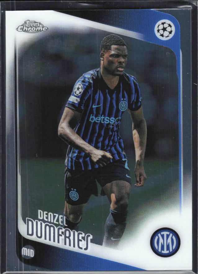 Denzel Dumfries 2025-26 Chrome UEFA #145 – framsida