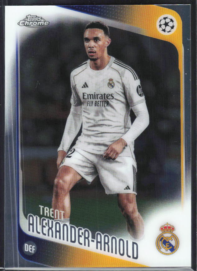 Trent Alexander-Arnold 2025-26 Chrome UEFA #141 – framsida