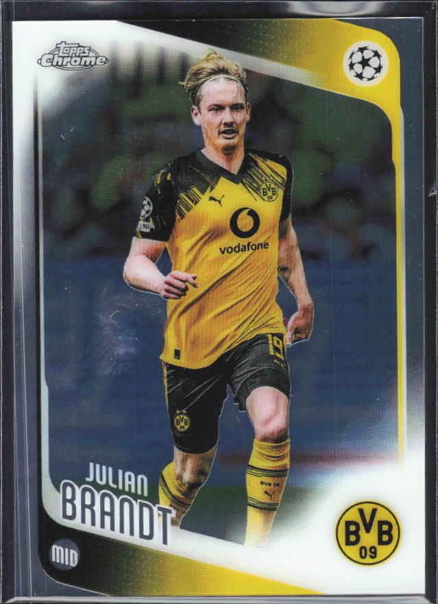 Julian Brandt 2025-26 Chrome UEFA #81 – framsida