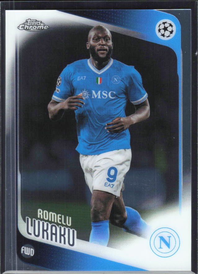 Romelu Lukaku 2025-26 Chrome UEFA #76 – framsida
