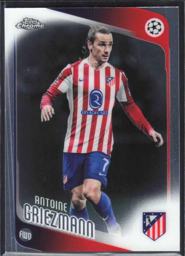 Antoine Griezmann 2025-26 Chrome UEFA #82 – framsida