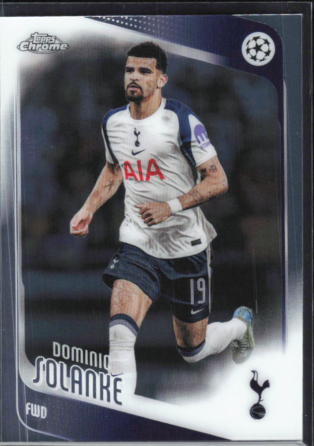 Dominic Solanke 2025-26 Chrome UEFA #144 – framsida