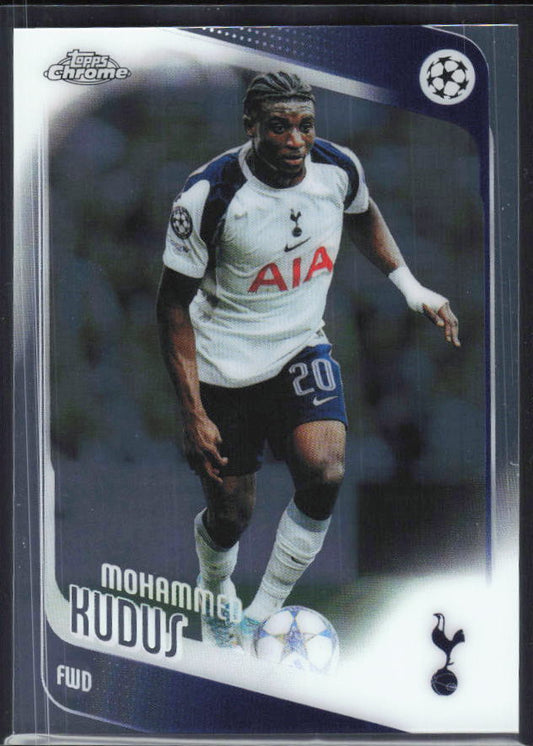 Mohammed Kudus 2025-26 Chrome UEFA #89 – framsida