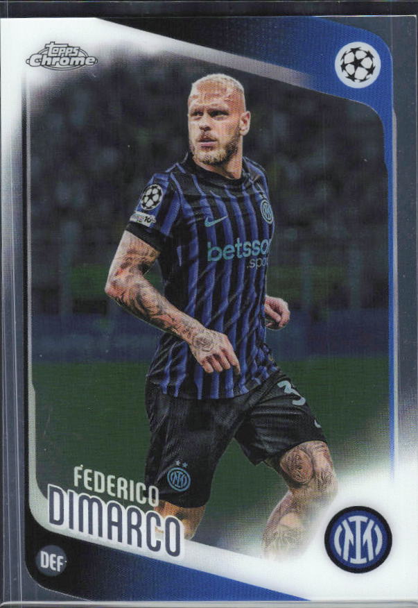 Federico Dimarco 2025-26 Chrome UEFA #37 – framsida