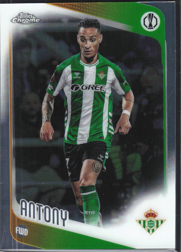 Antony 2025-26 Chrome UEFA #13 – framsida