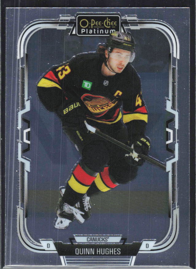 Quinn Hughes 2025-26 O-Pee-Chee Platinum #129 – framsida