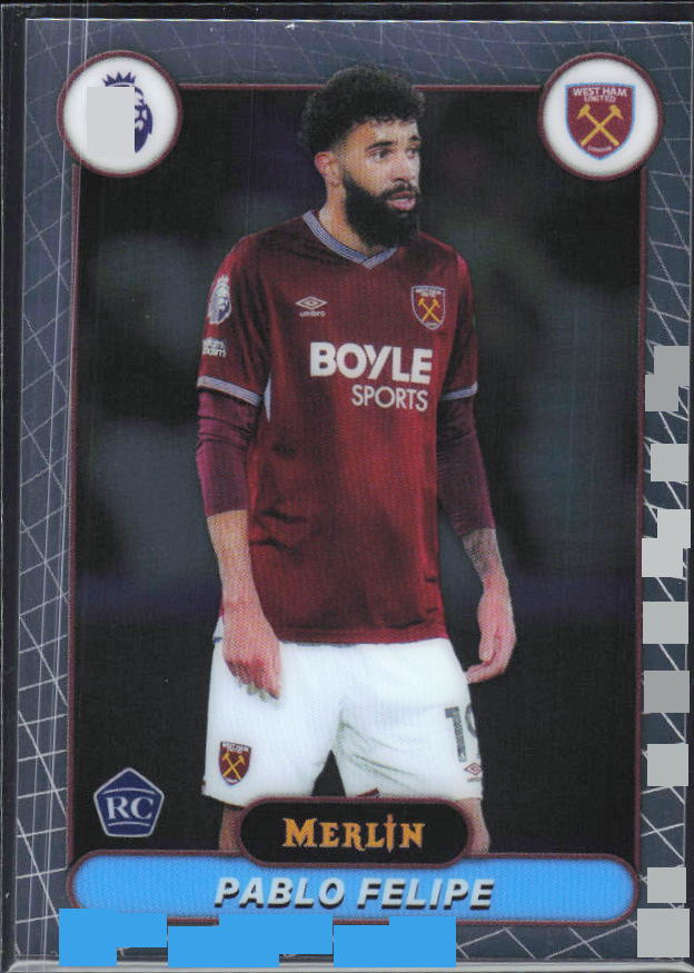 Pablo Felipe 2026 Merlin Premier League RC #190 – framsida