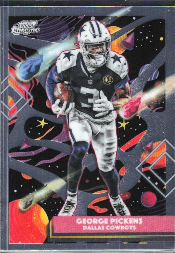 George Pickens 2025 Cosmic Chrome #27 – framsida