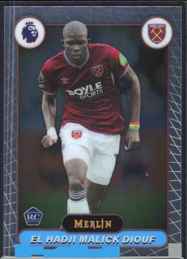 El Hadji Malick Diouf 2026 Merlin Premier League RC #181 – framsida