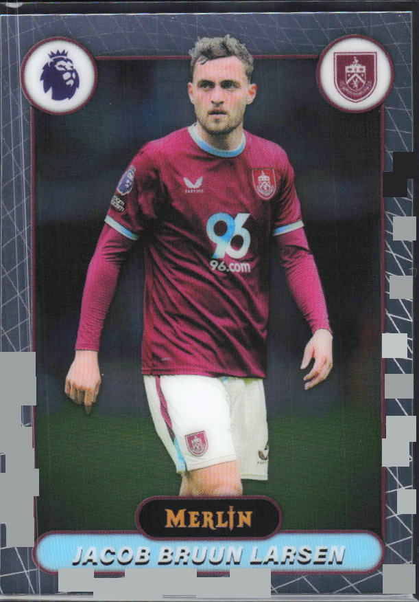 Jacob Bruun Larsen 2026 Merlin Premier League #58 – framsida
