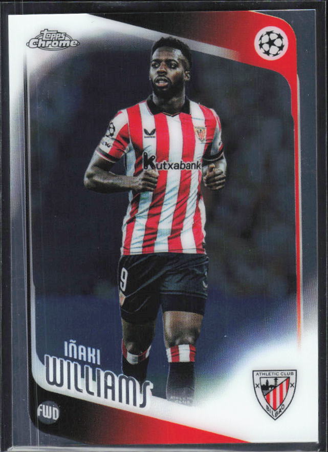 Iñaki Williams 2025-26 Chrome UEFA #20 – framsida
