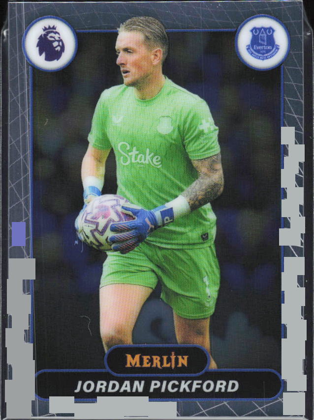Jordan Pickford 2026 Merlin Premier League #89 – framsida