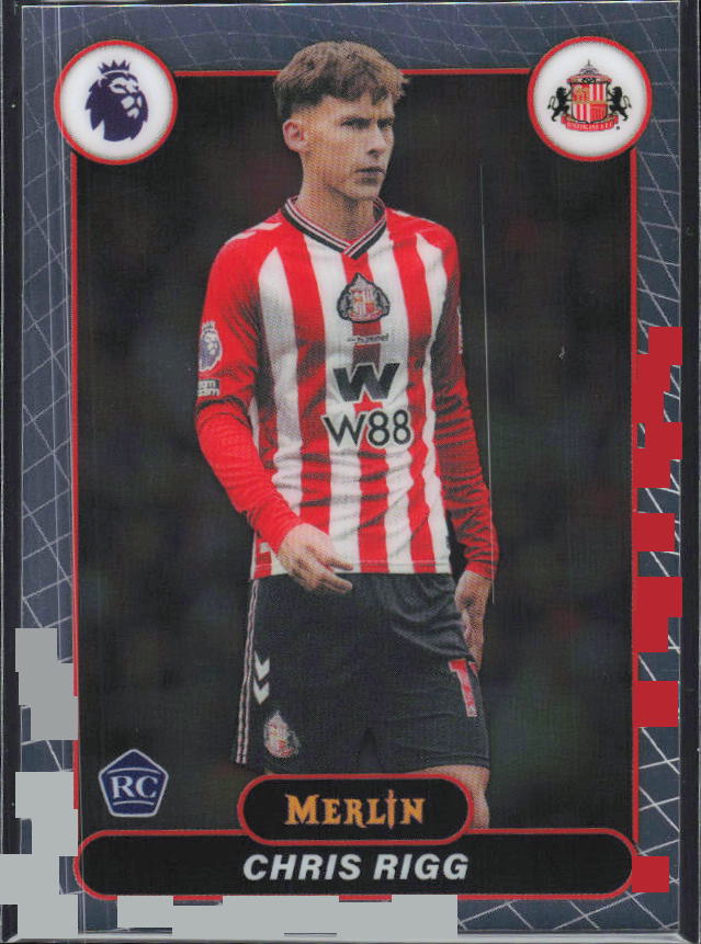 Chris Rigg 2026 Merlin Premier League RC #163 – framsida