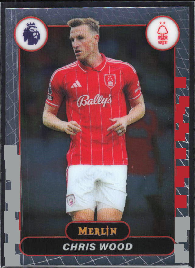 Chris Wood 2026 Merlin Premier League #159 – framsida