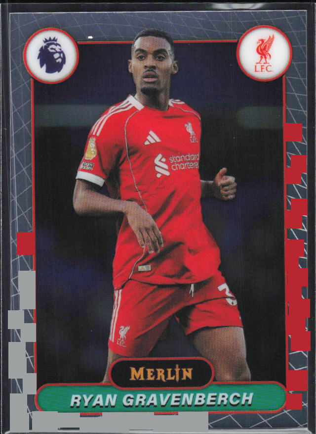Ryan Gravenberch 2026 Merlin Premier League #120 – framsida
