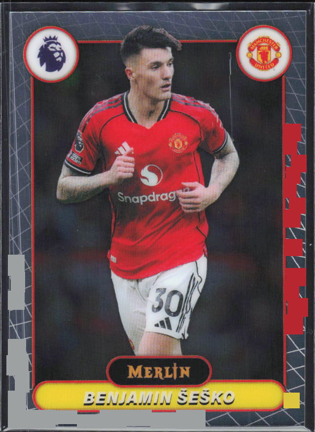 Benjamin Šeško 2026 Merlin Premier League #135 – framsida