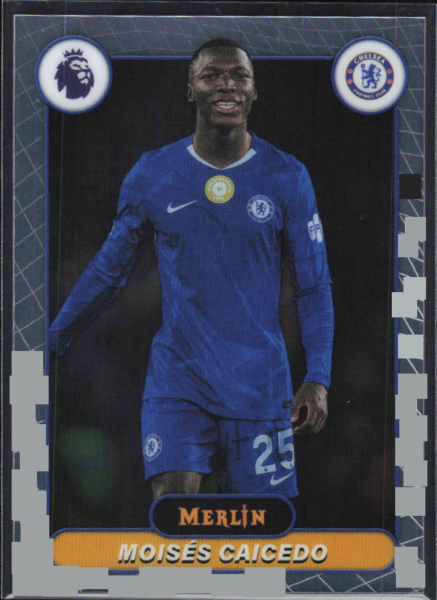 Moisés Caicedo 2026 Merlin Premier League #61 – framsida