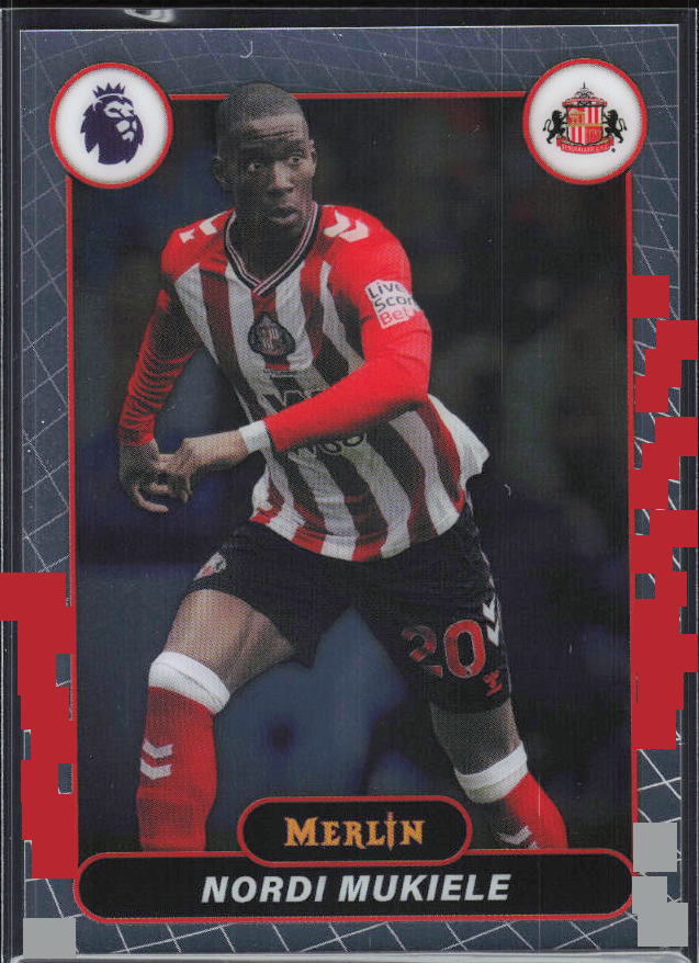 Nordi Mukiele 2026 Merlin Premier League #168 – framsida